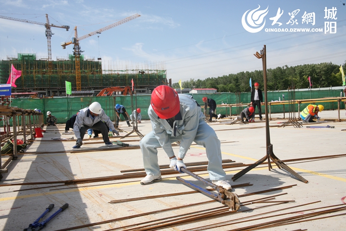 城陽區(qū)“陽光城陽·中建聯(lián)合杯”建筑業(yè)職工職業(yè)技能大賽現(xiàn)場(chǎng)(圖3)