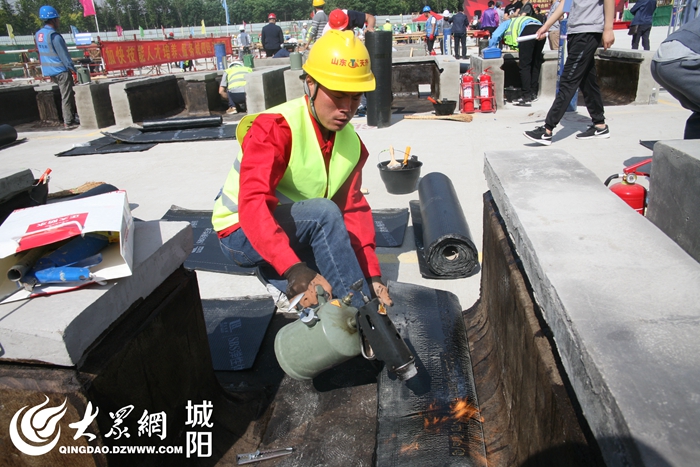 城陽區(qū)“陽光城陽·中建聯(lián)合杯”建筑業(yè)職工職業(yè)技能大賽現(xiàn)場(chǎng)(圖4)