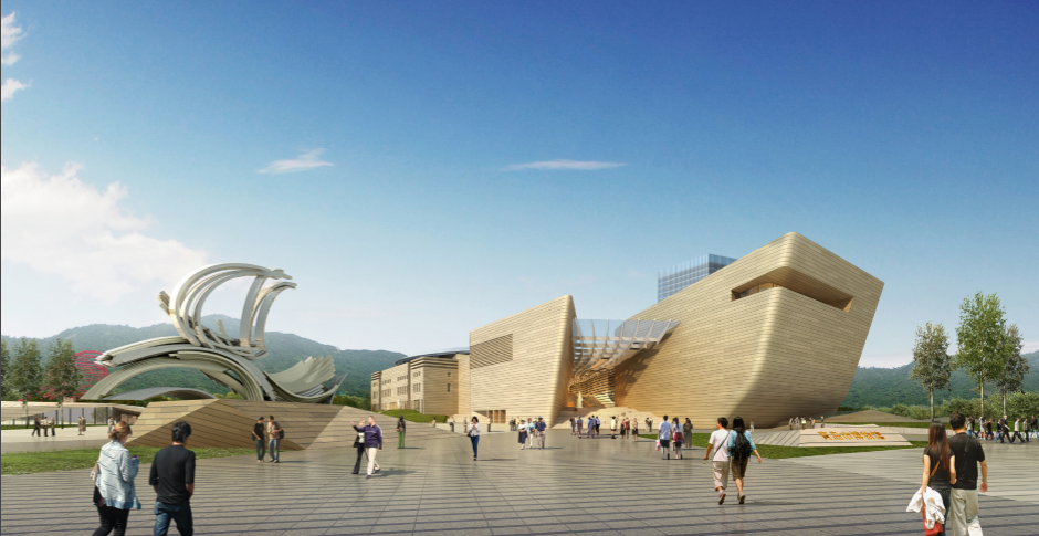 青島市副市長趙燕一行考察中建聯(lián)合青島市博物館擴建項目(圖2)