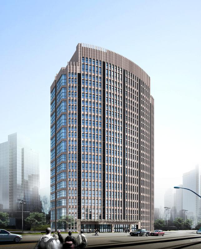 中建聯(lián)合|萊鋼大廈綜合商務(wù)寫字樓全面完工(圖1)